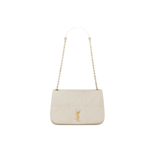 Sac Ysl JAMIE 4.3 SMALL EN D’AGNEAU Blanc