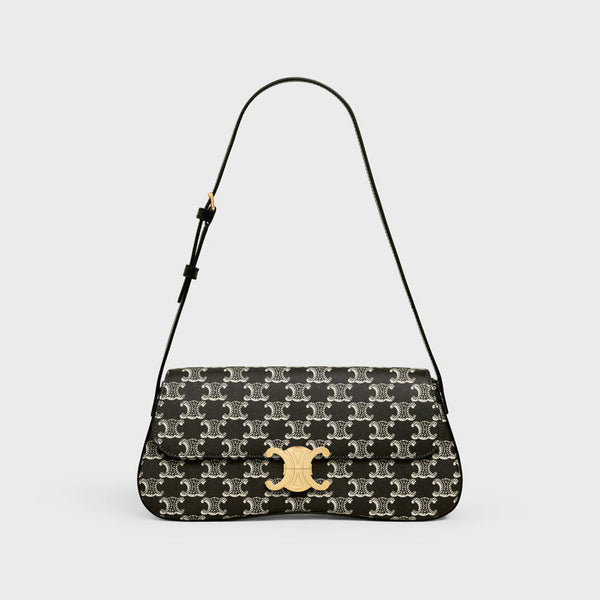 SAC CELINE LOLA MOYEN MODELE TOILE TRIOMPHE TWO-TONE