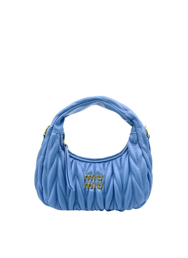 MIU MIU Sac à bandoulière Hobo nappa Miu Wonder